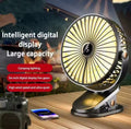 Ventilateur Portable Rechargeable LED 8000 mAh – 5 Vitesses Silencieux